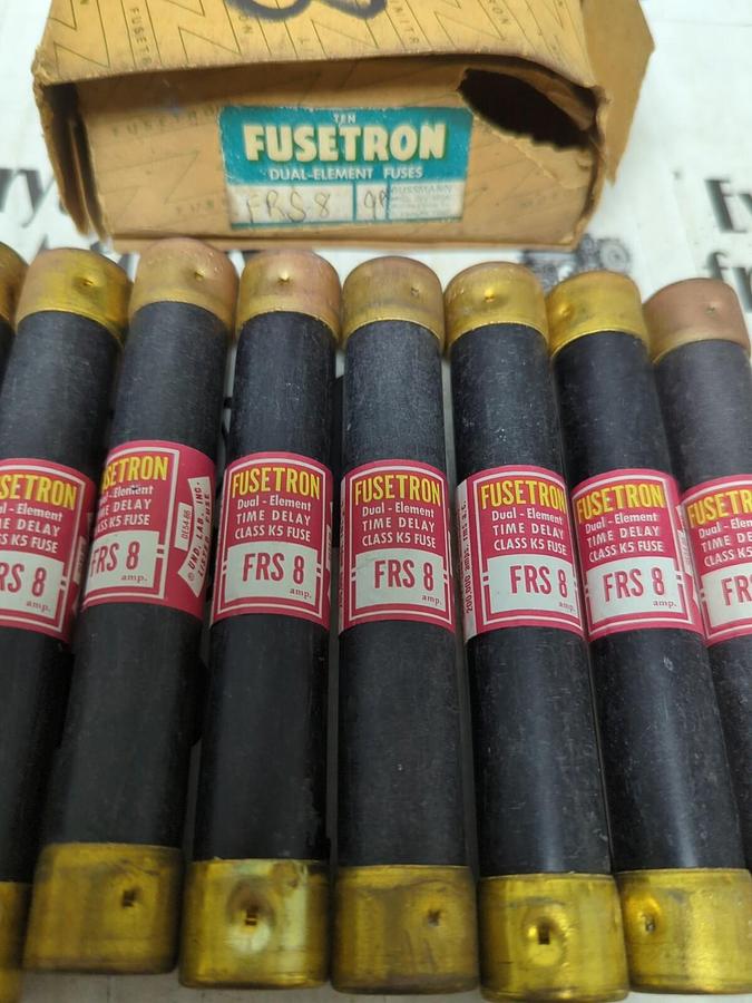 COOPER BUSSMANN,FRS-8,FUSETRON FUSES BOX OF 9 NOS