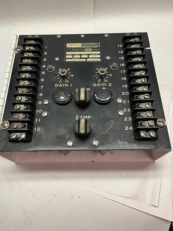 Used SERVO CONTROL,SC-AU20-006X,HI GAIN TORQUE MOTOR AMPILIFIER
