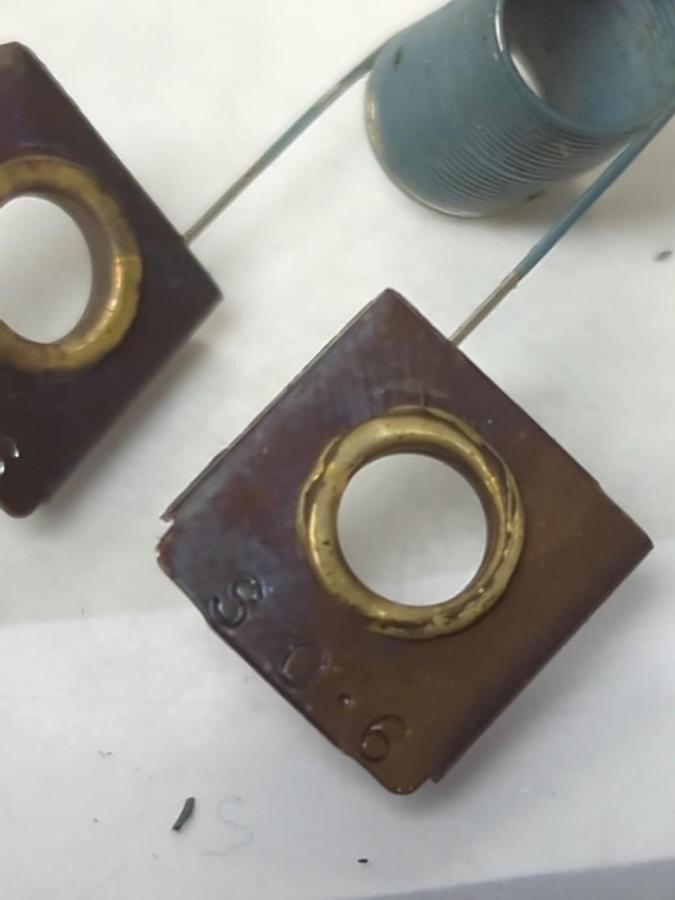 Used JOSLYN CLARK,S0.6,OVERLOAD HEATER ELEMENT LOT OF 2 PRE-OWNED