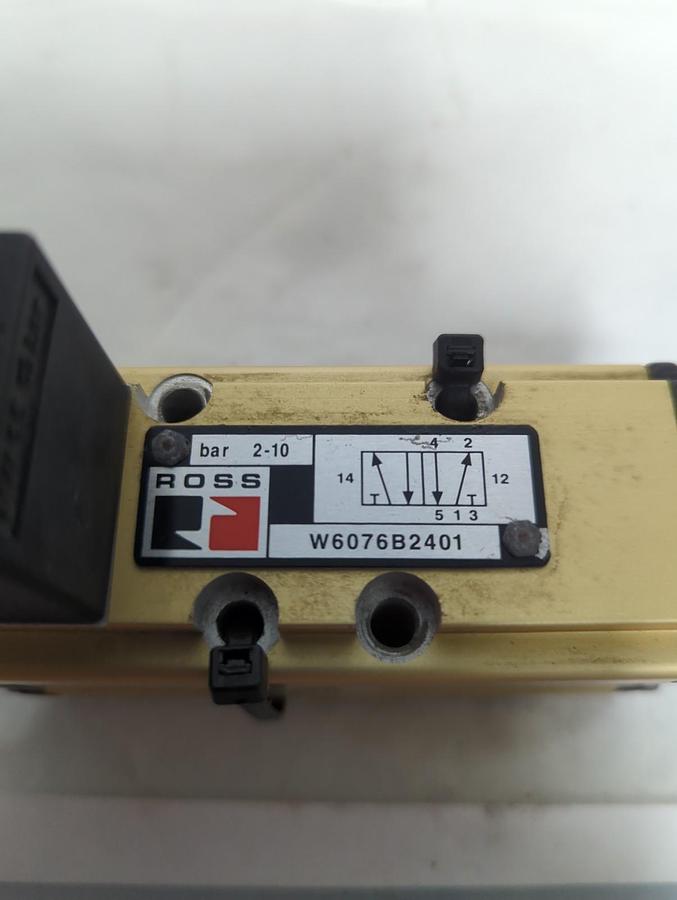 Used ROSS,W6076B2401,SOLENOID VALVE PRE-OWNED