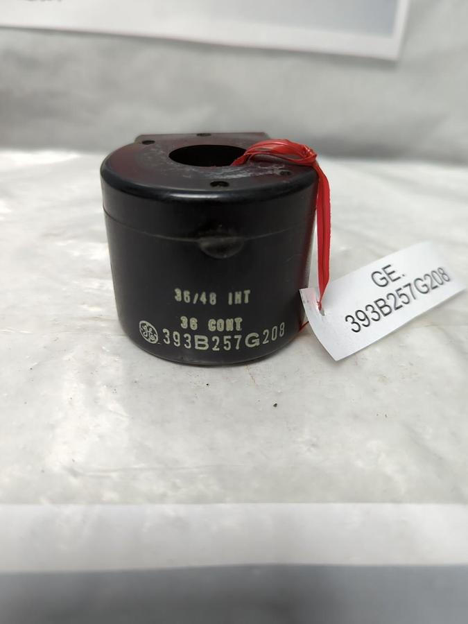 Used GENERAL ELECTRIC,393B257G208,COIL 36/48 INT. 36 CONT. PRE-OWNED