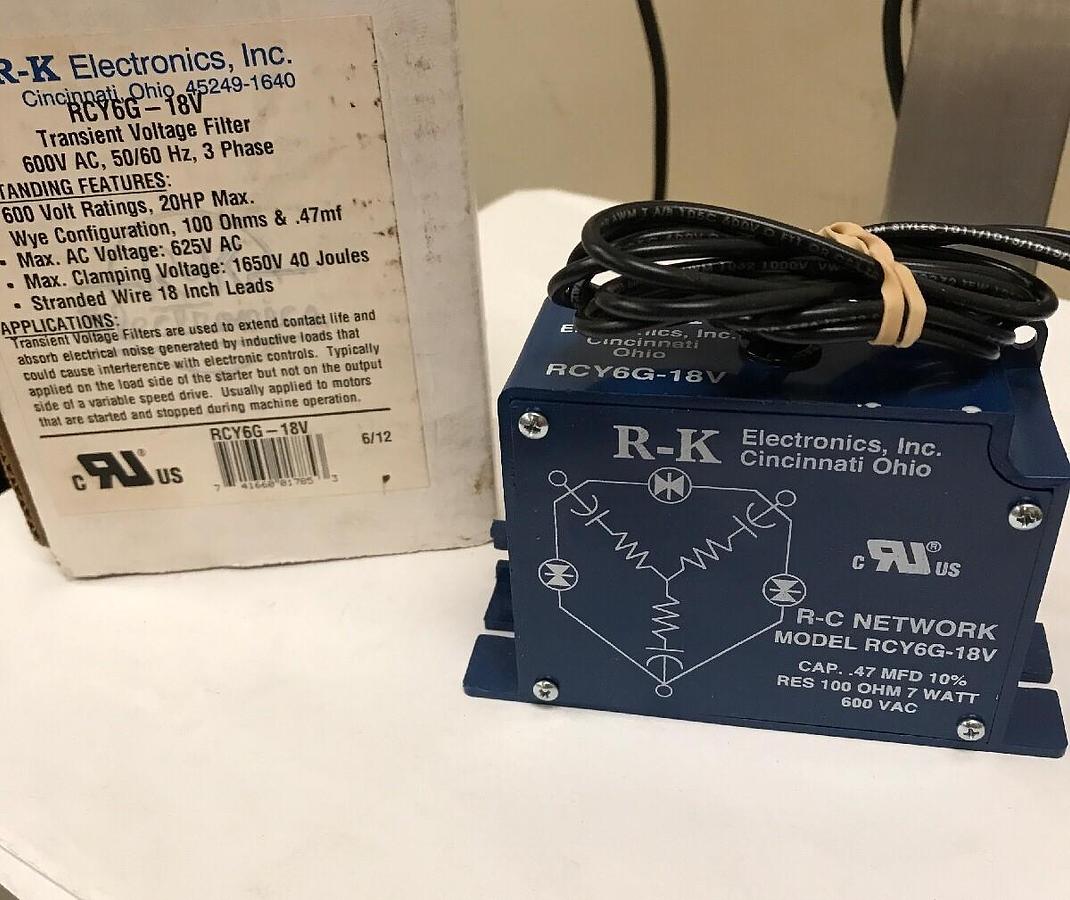 R-K Electronics,RCY6G-18V,Transient Voltage Filter
