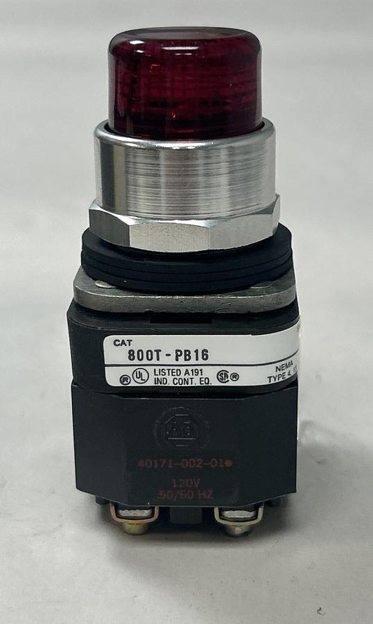 ALLEN BRADLEY,800T-PB16R,RED PUSH BUTTON NOS