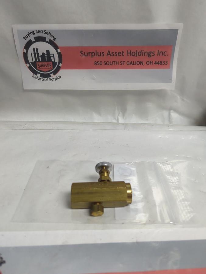 DELTROL,F20B,PNEU-TROL 3/8 INCH FLOW CONTROL VALVE NOS