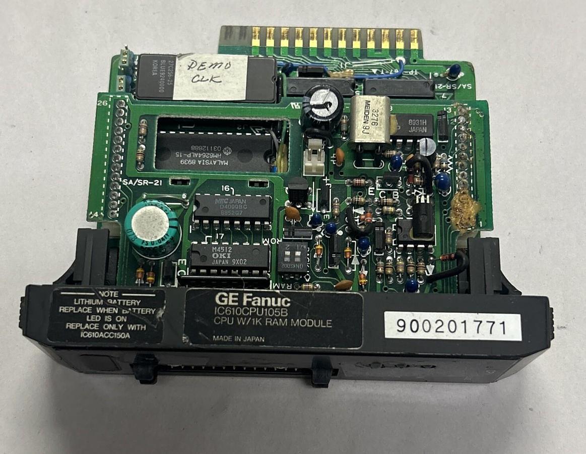 Used GE FANUC,IC610CPU105B,CPU RAM MODULE