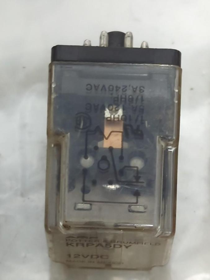 Used P&B,KRPA5DY,PLUG IN RELAY 8-PIN LOT OF 4 PRE-OWNED