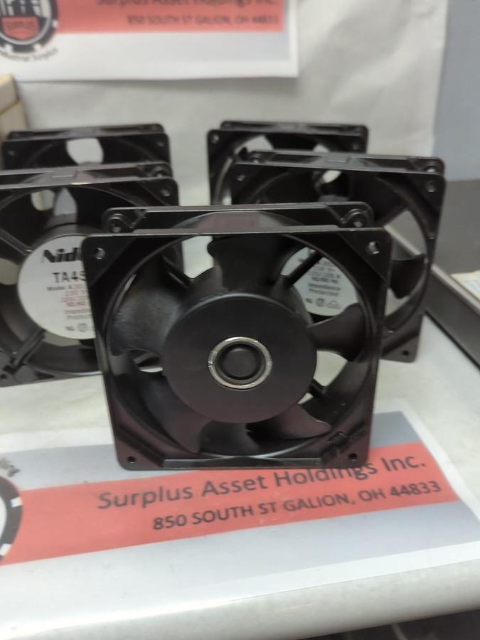 Used NIDEC,TA450,MODEL  A 30135-10 COOLING FAN 230V 130/.015A 50/60HZ LOT OF 5 USED