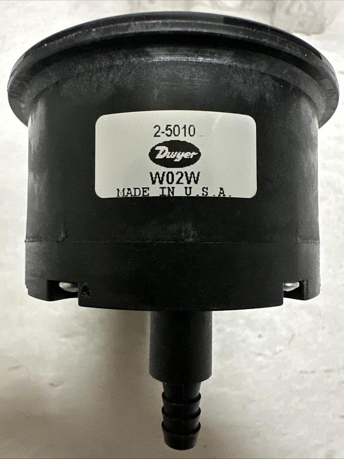 Used Dwyer,W-020,MInnihelic Pressure Gauge 0-10 Inches