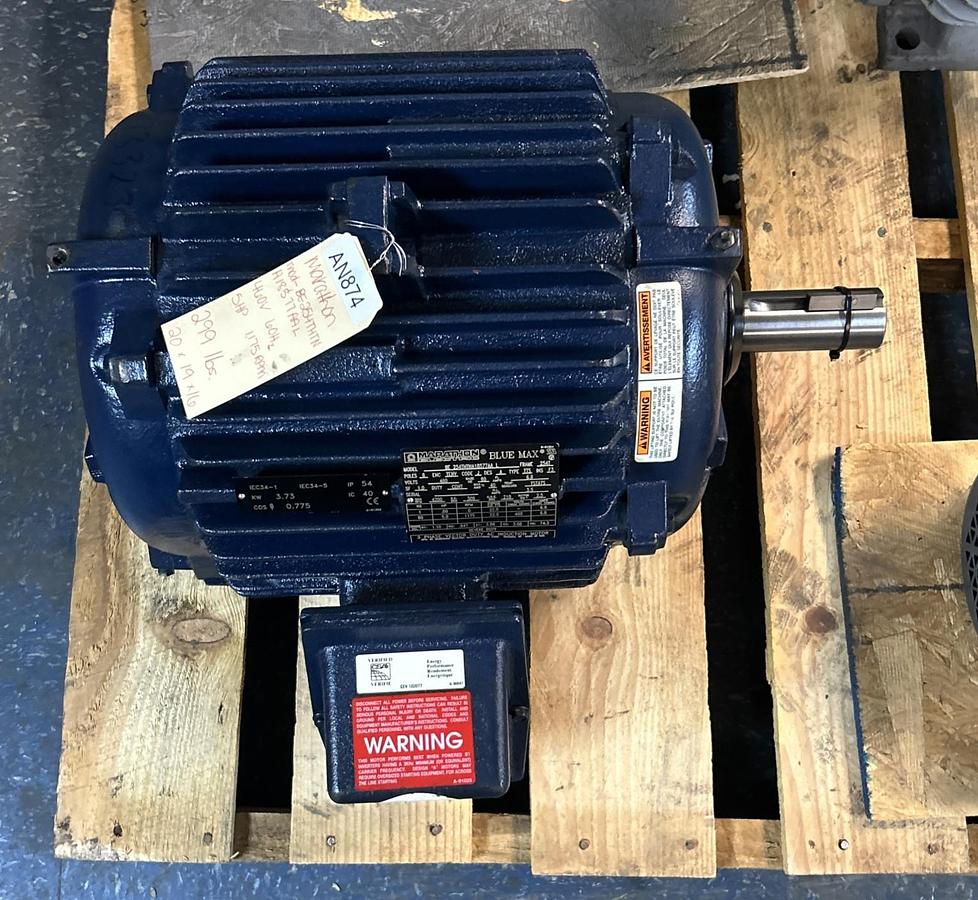 MARATHON,254THTNA18577AAL,BLUE MAX MOTOR 5HP 1175RPM 460V 3PH 254T FRAME