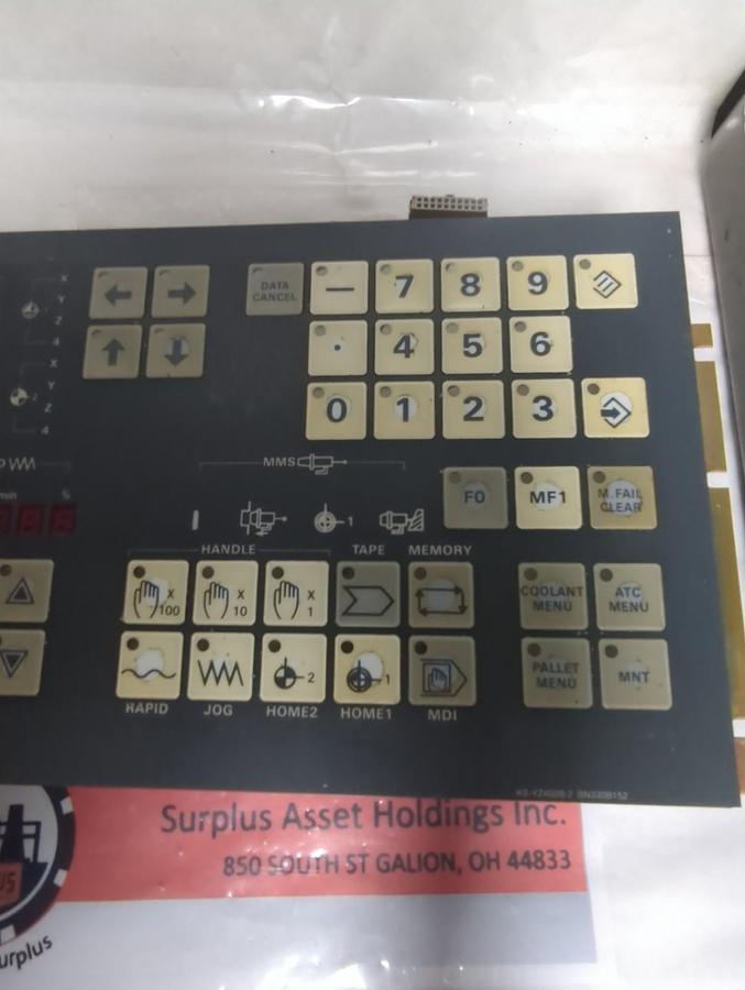 Used MITSUBISHI,KS-YZ402B-2 BN330B152,OPERATOR PANEL CONTROL BOARD PRE-OWNED