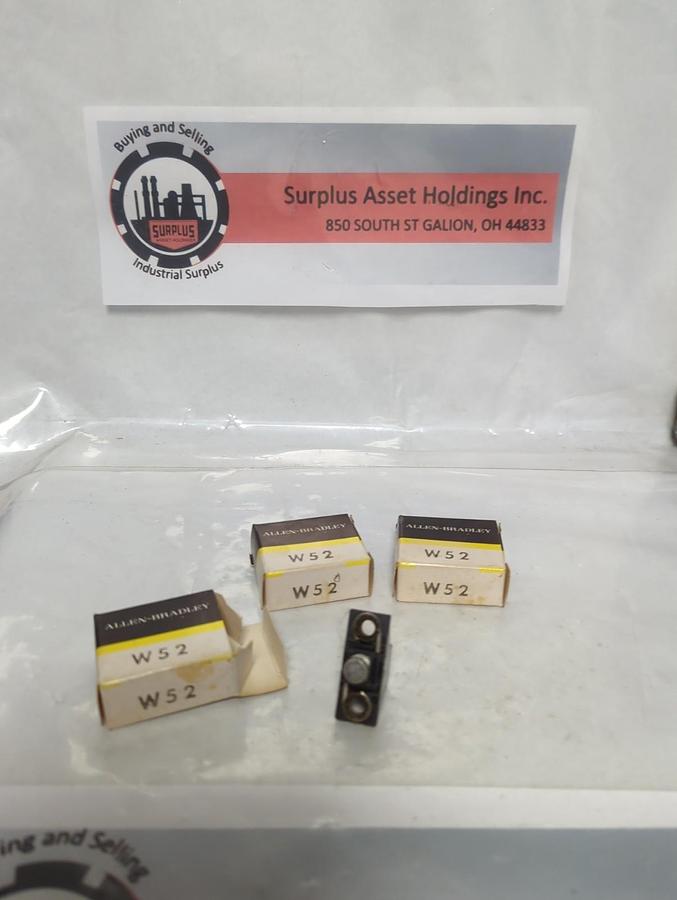 ALLEN BRADLEY,W52,THERMAL OVERLOAD HEATER ELEMENT LOT OF 3 NOS