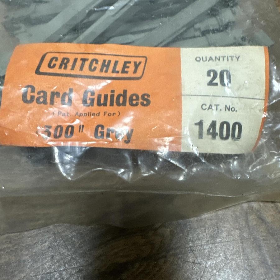 Used Critchley,1400,Card Guides
