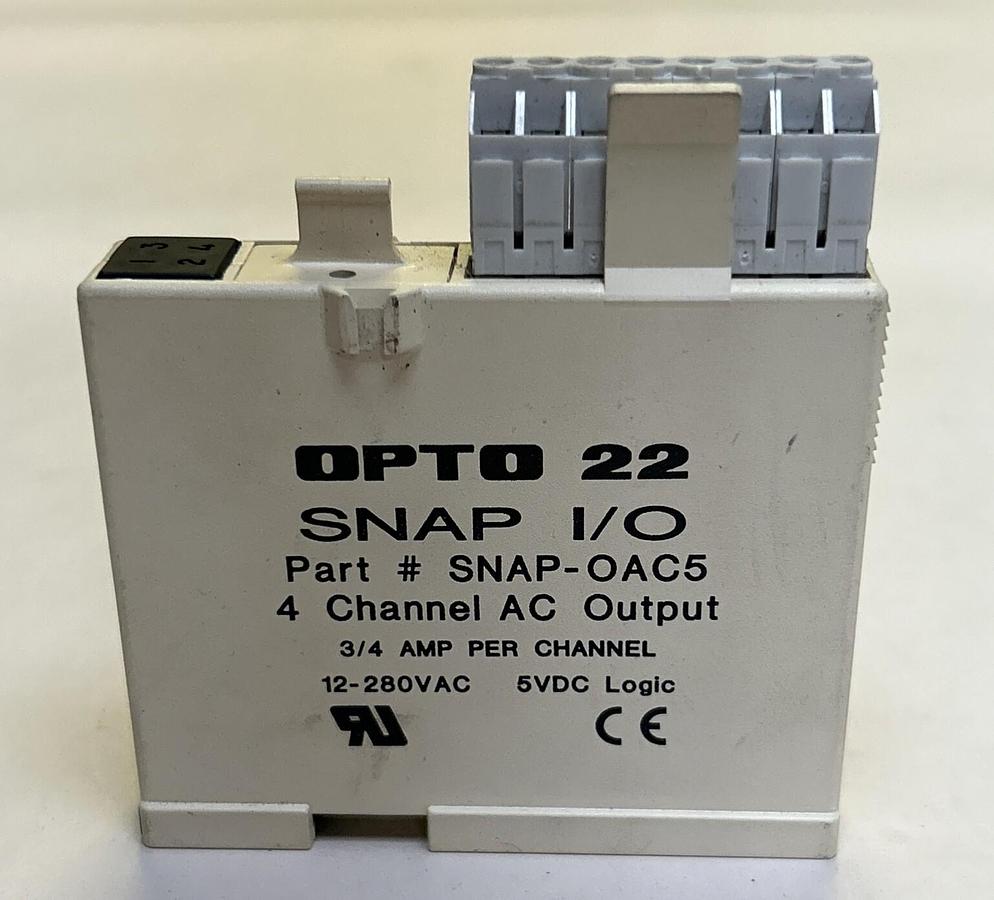 Used OPTO 22,SNAP-OAC5,I/O MODULE