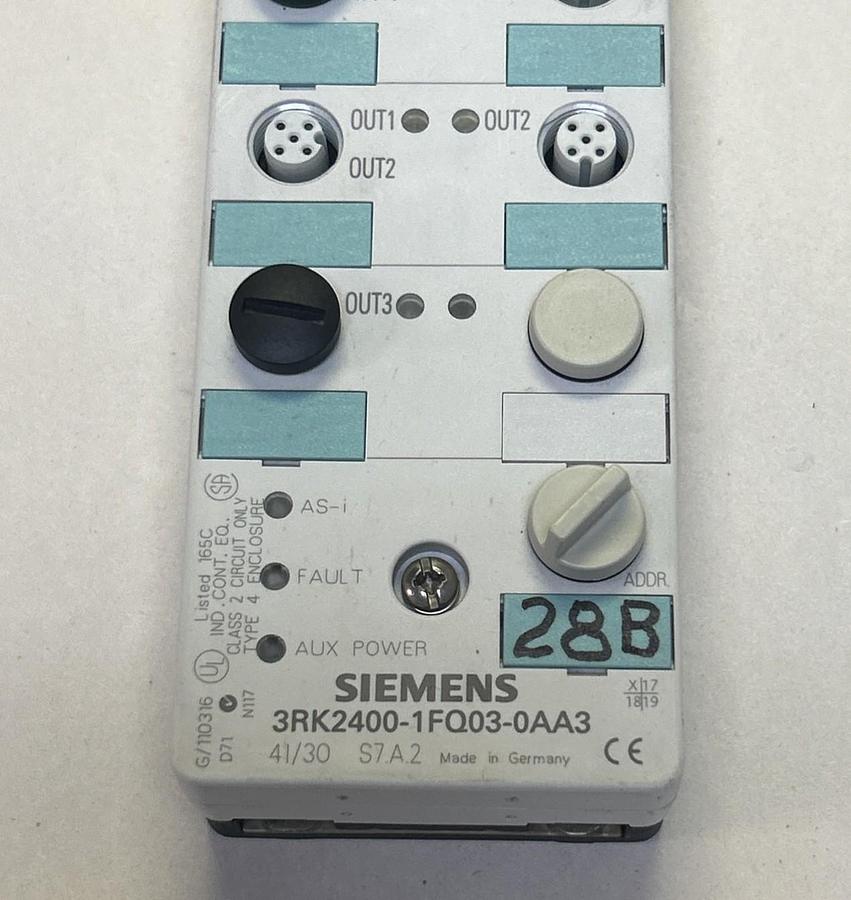 Used SIEMENS,3RK2400-1FQ03-0AA3,AS-I COMPACT MODULE