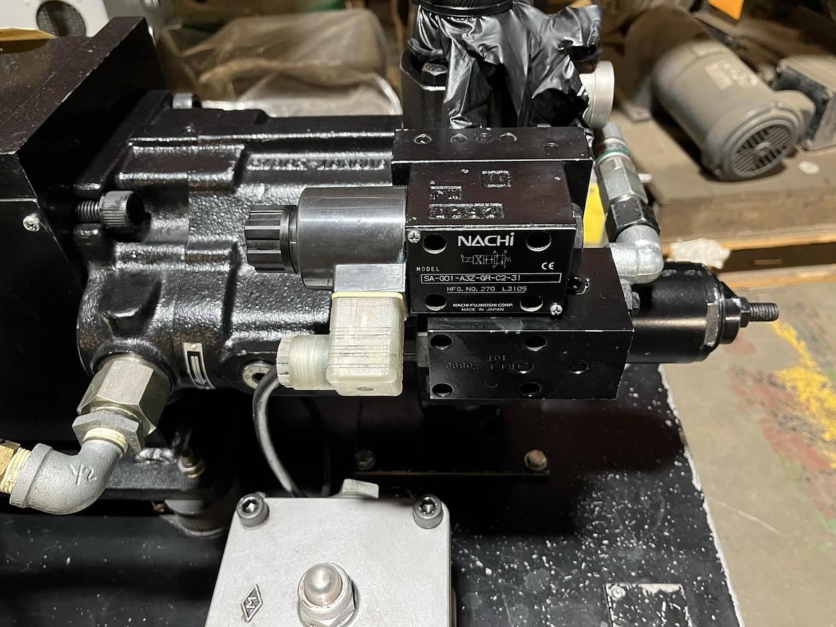 Used NACHI,PZS-3B-70N4-A2-5251B,HYDRAULIC PISTON PUMP POWER PACK 7.5kW 1500RPM 3PH