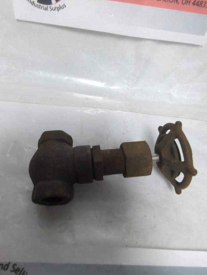 Used HENRY VOGT,E-30104R10,METER/GATE VALVE 1/2 INCH PRE-OWNED