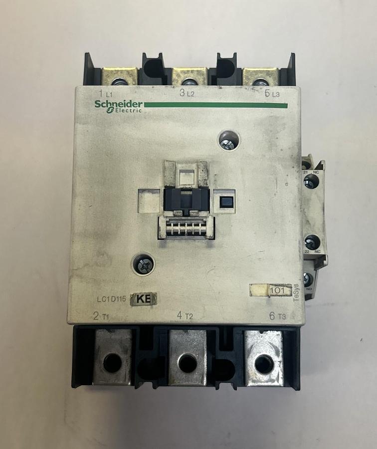 Used SCHNEIDER ELECTRIC,LC1D1156,CONTACTOR
