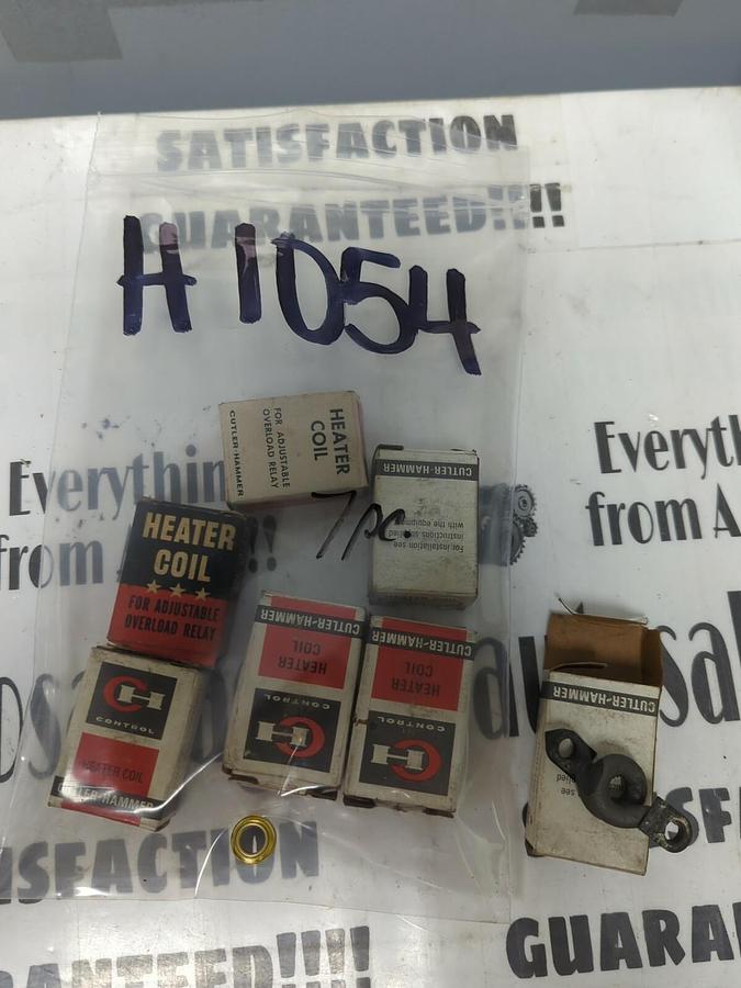 CUTLER HAMMER,H1054,HEATER COILS LOT OF 7 NOS