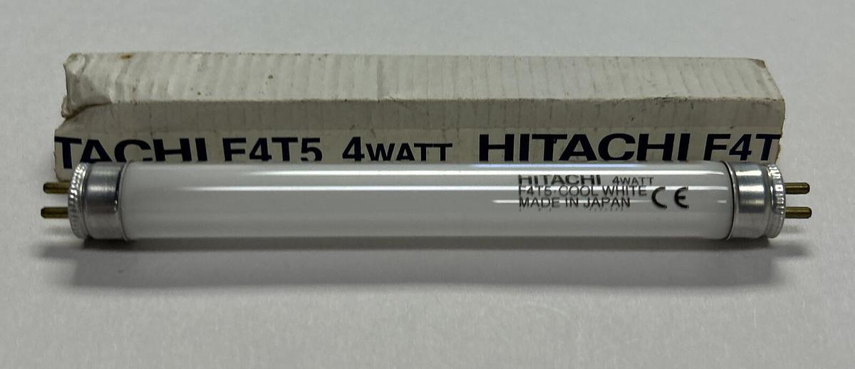 HITACHI,F4T5,COOL WHITE 4WATT FLUORESCENT TUBE LIGHT NOS