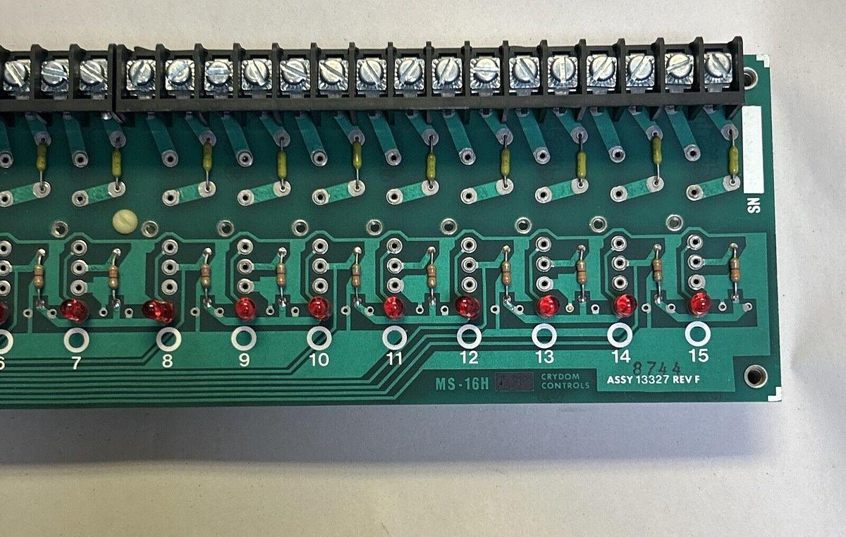 Used CRYDOM CONTROLS,MS-16H,RELAY CIRCUIT BOARD