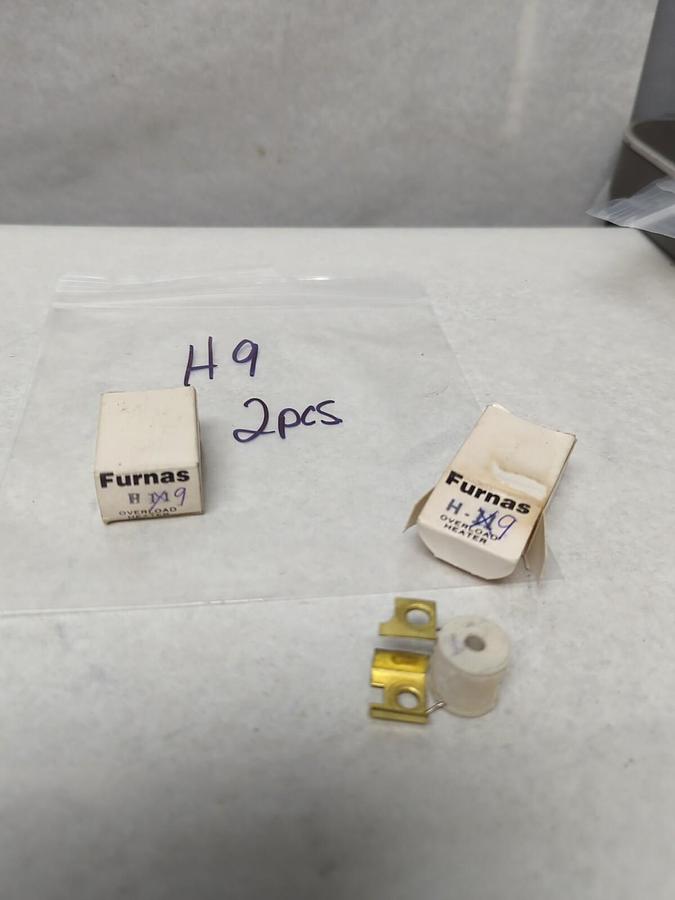 FURNAS,H9,THERMAL OVERLOAD HEATER ELEMENT LOT OF 2 NOS