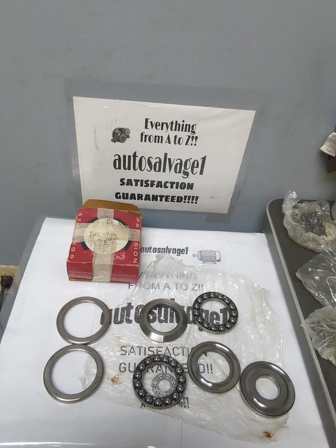 FAG,54208,THRUST BALL BEARING 30MM BORE WITH TWO U208 SEATING WASHERS NOS