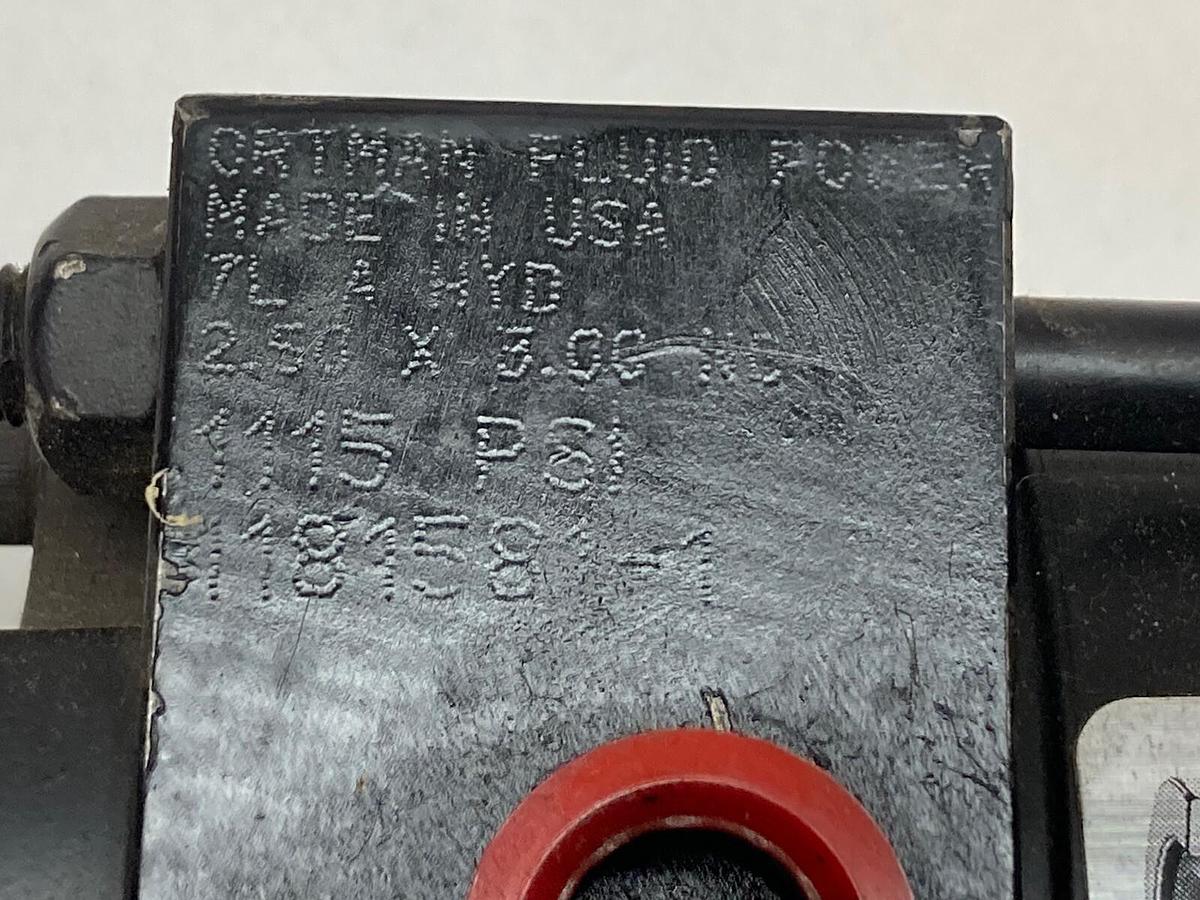 Used Ortman Fluid Power,1181581-1,Cylinder 1 Inch Bore