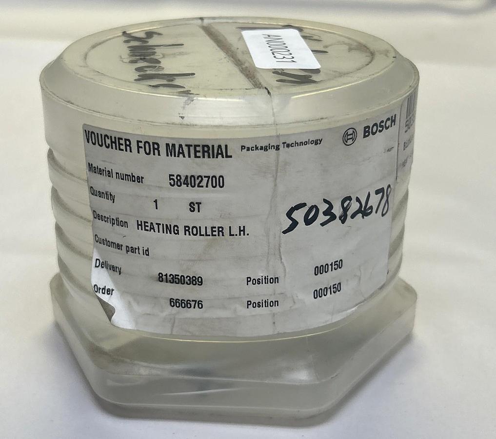 BOSCH,58402700,HEAT SEAL ROLLER NOS