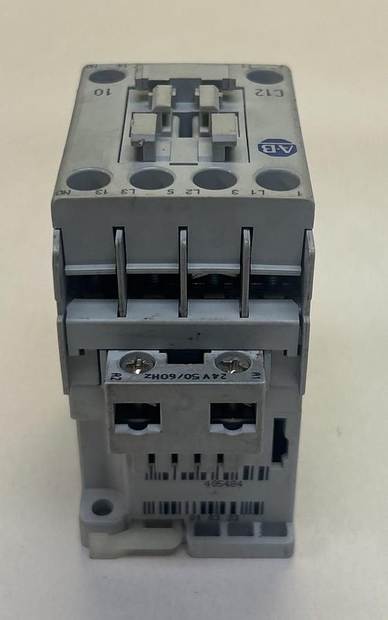 Used ALLEN BRADLEY,100-C12E*10,CONTACTOR 24VDC COIL
