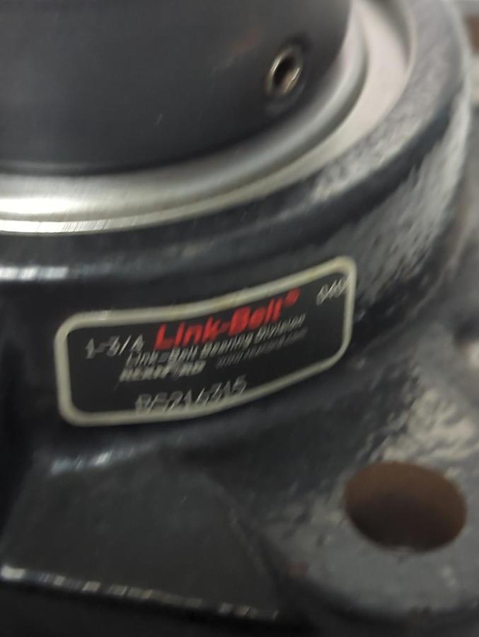 Used REXNORD LINK-BELT,BS216315,FLANGE BEARING 4-BOLT BASE 1-3/4 INCH BORE PRE-OWNED
