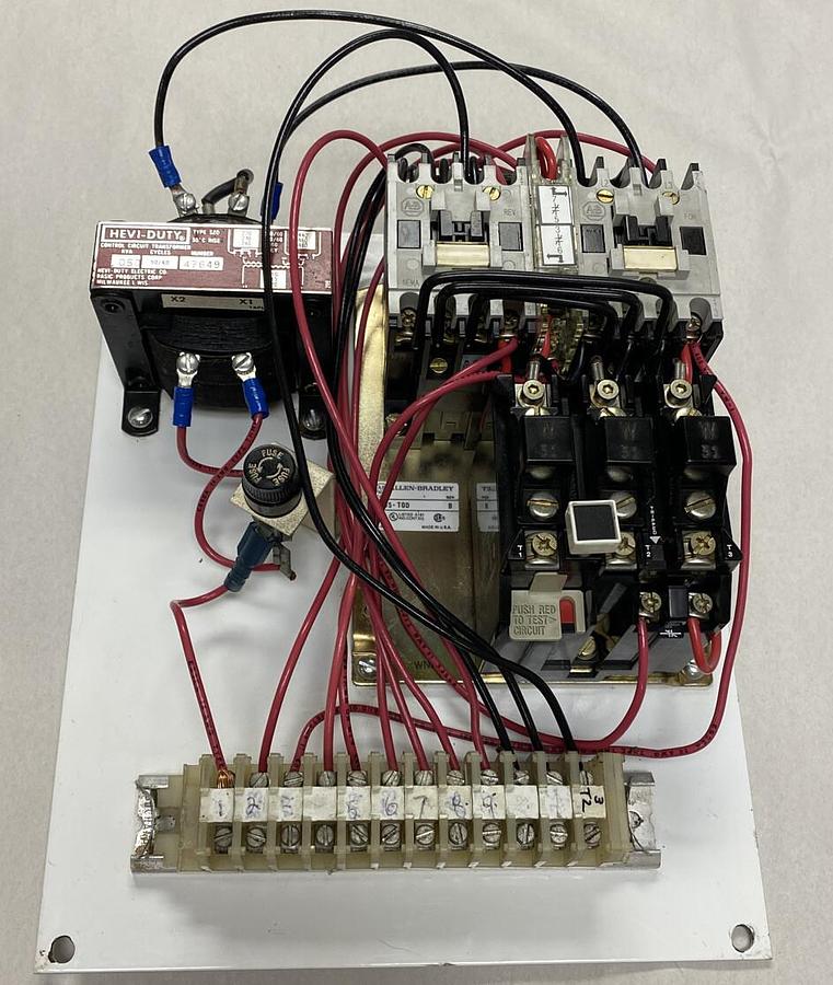 Used Allen-Bradley,505-T0D,Ser B Reversing Starter W/ Transformer 47649