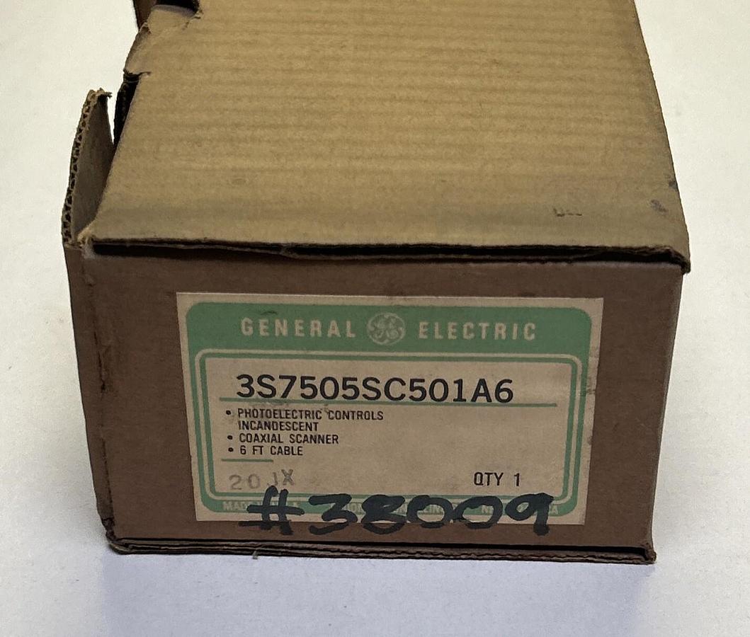 Used GENERAL ELECTRIC,3S7505SC501A6,PHOTOELECTRIC SCANNER NEW