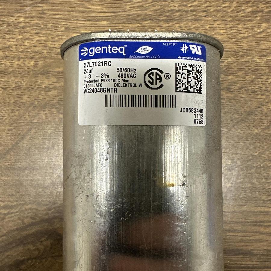 Used Genteq,27L7021RC,Capacitor