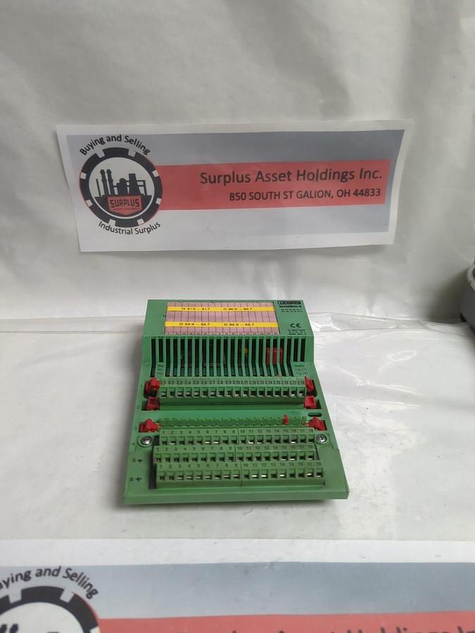 Used PHOENIX CONTACT,IBS AT 24 DO 32-T,INTERBUS S DIGITAL OUTPUT MODULE PRE-OWNED