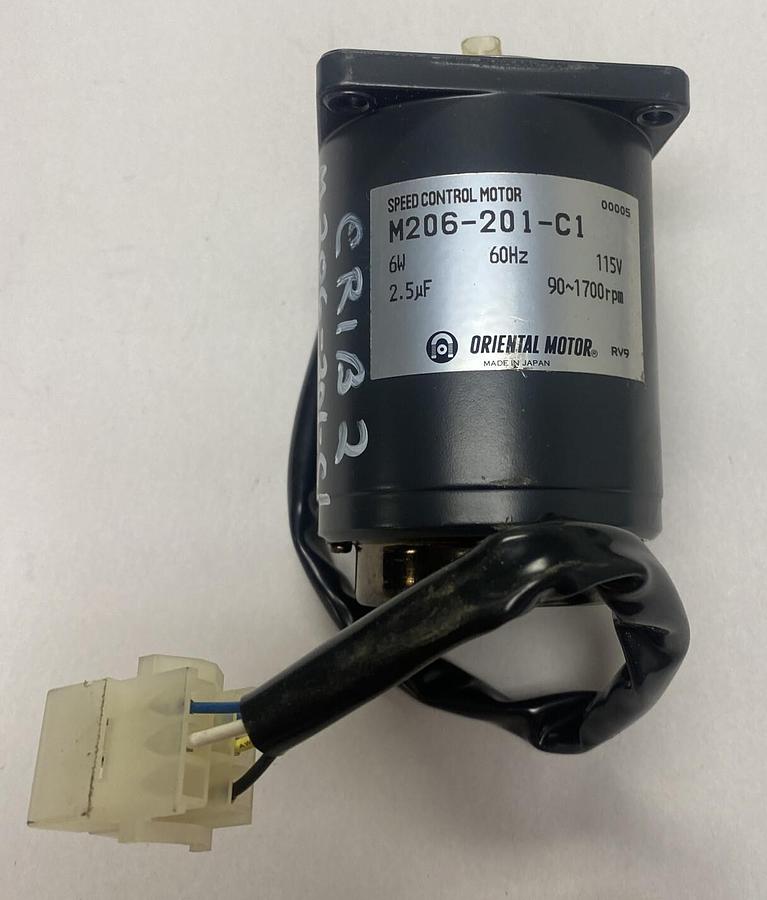 ORIENTAL MOTOR,M206-201-C1,SPEED CONTROL MOTOR 6W 60HZ 115V 90-1700RPM NOS
