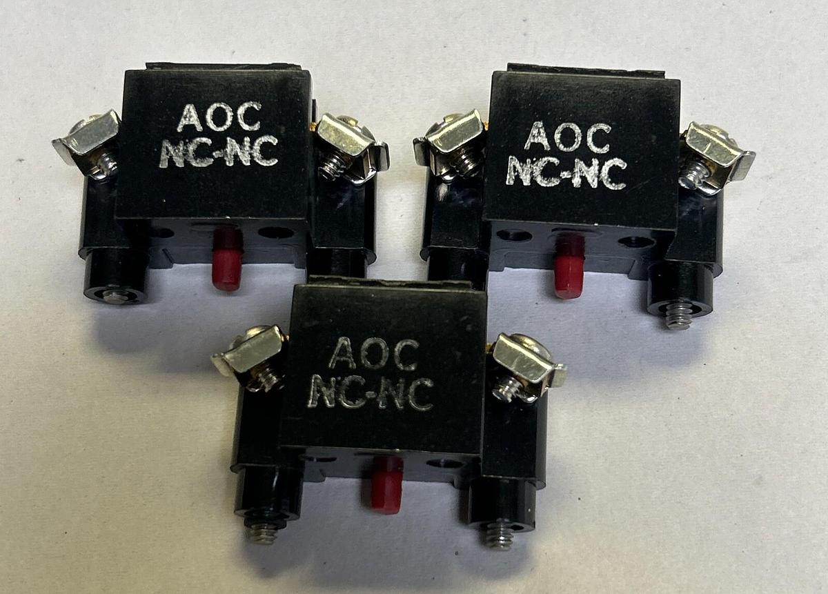 ARROW HART,AOC,AUXILIARY CONTACT LOT OF 3 NOS