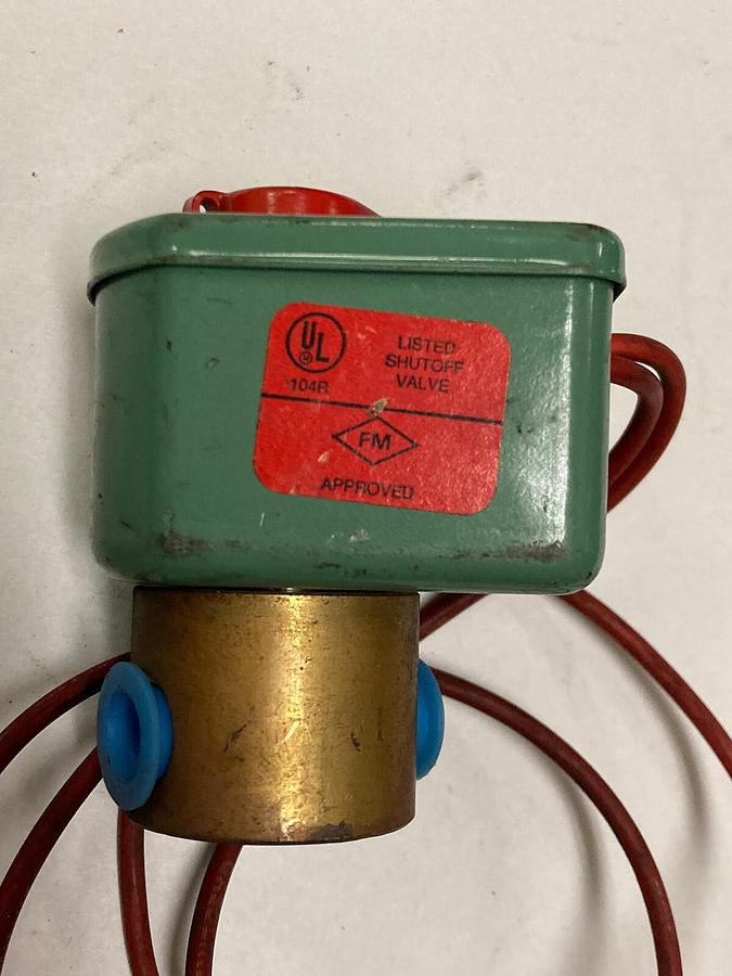 Used Asco,8262C2,Red Hat Solenoid Valve  1/8 INCH 24V