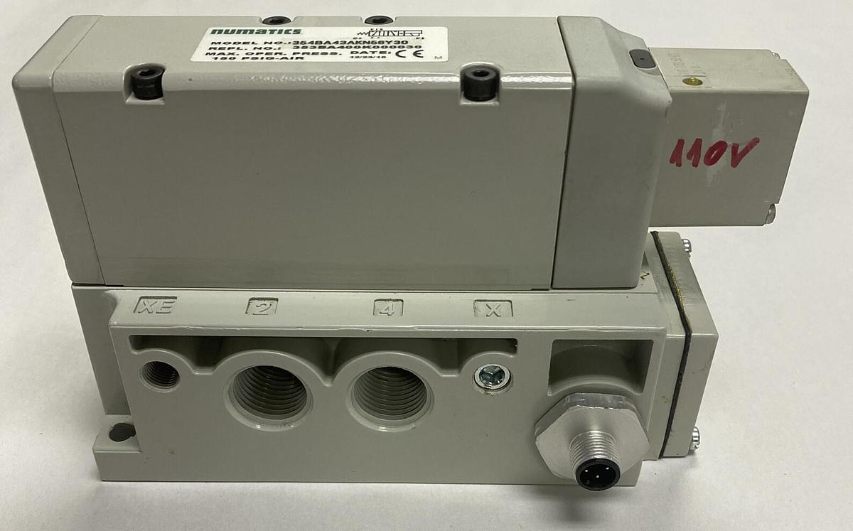 Used Numatics,354BA43AKN56Y30,Solenoid Valve