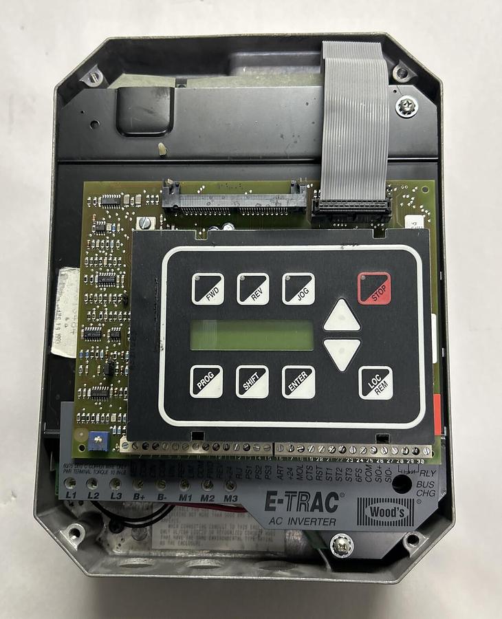 Used TB WOODS,WFC4001-0A,AC DRIVE 2.2A 460V 1HP NO COVER