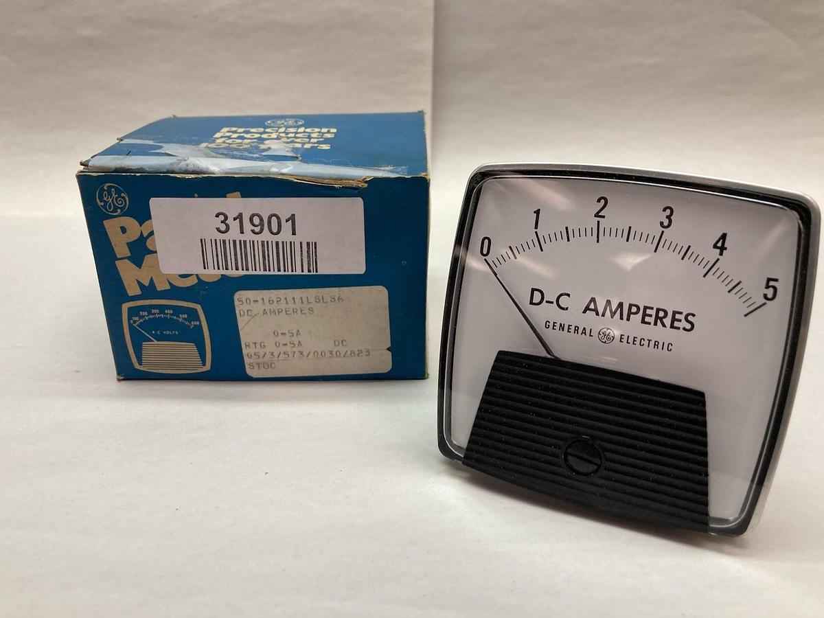 General Electric,50-162111LSLS6,D-C Amperes Panel Meter 0-150 NSMP
