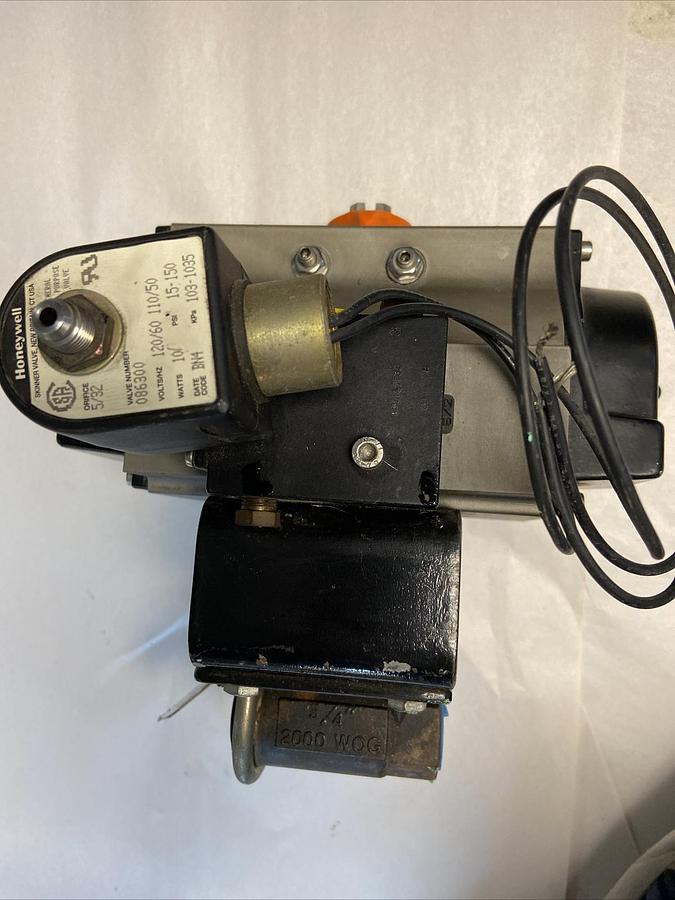 Bettis,RPC450-SR3,Actuator with 3/4 INCH Valve 120PSI 120V