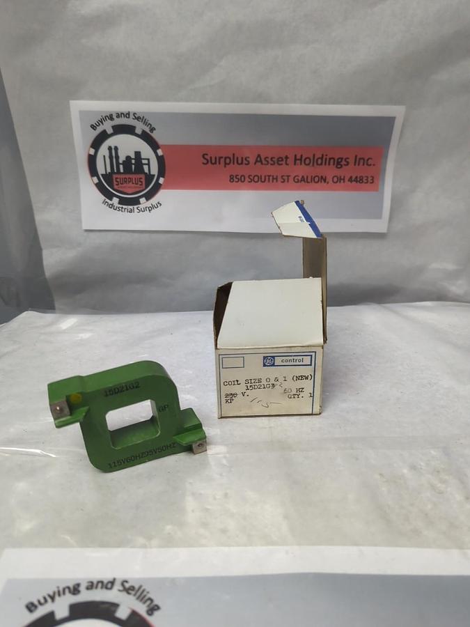 GENERAL ELECTRIC,15D21G2,COIL 115V 60HX 95V 50HZ NOS