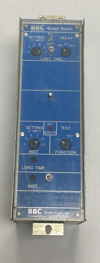 Used BBC,MPS-3,Micro Power-Shield Trip Unit