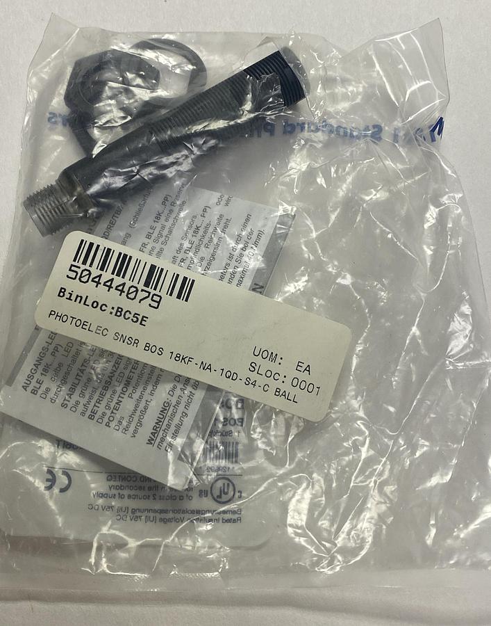 Used BALLUFF,BOS 18KF-NA-1QD-S4-C, PHOTOELECTRIC SENSOR NEW