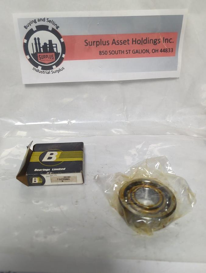 BEARINGS LIMITED,7305BMG,ANGULAR CONTACT BEARING 25MM BORE 62MM OD 17MM W NOS