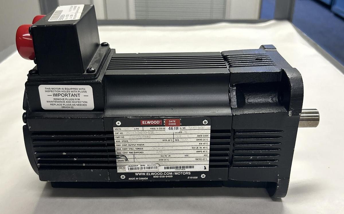 Used ALLEN BRADLEY,1326AB-B410G-M2L,SER B SERVO MOTOR 5000 RPM REFURBISHED