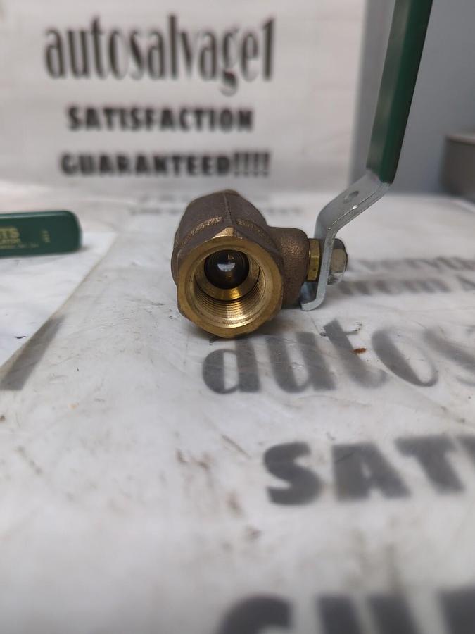 WATTS,600-WOG,1/2 IN BRASS BALL VALVES LOT OF 2 NOS