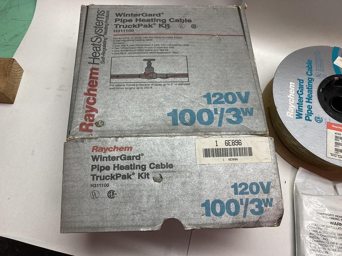 Raychem,H311100,Pipe Heating Cable TruckPak Kit 120V 100'/3W