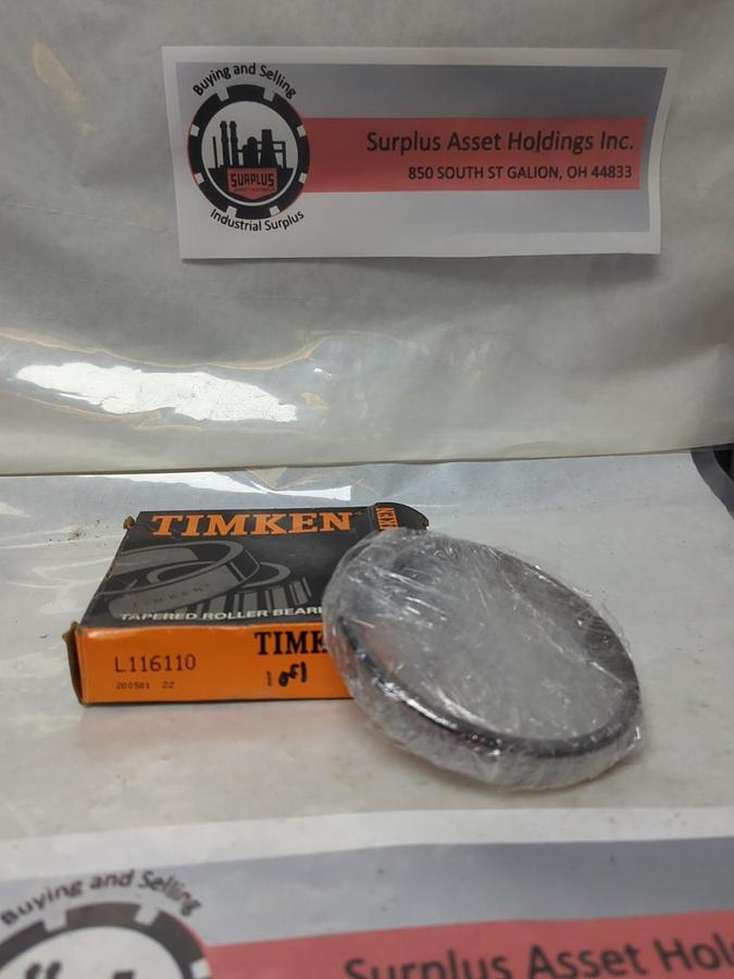TIMKEN,L116110,ROLLER BEARING CUP NOS