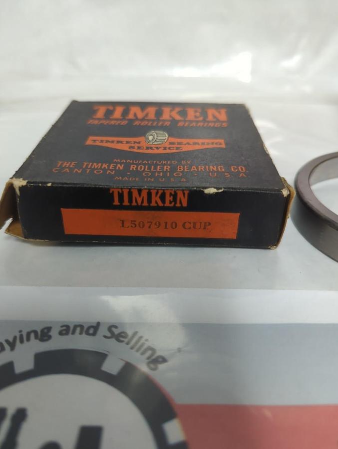 TIMKEN,L507910,ROLLER BEARING CUP NOS